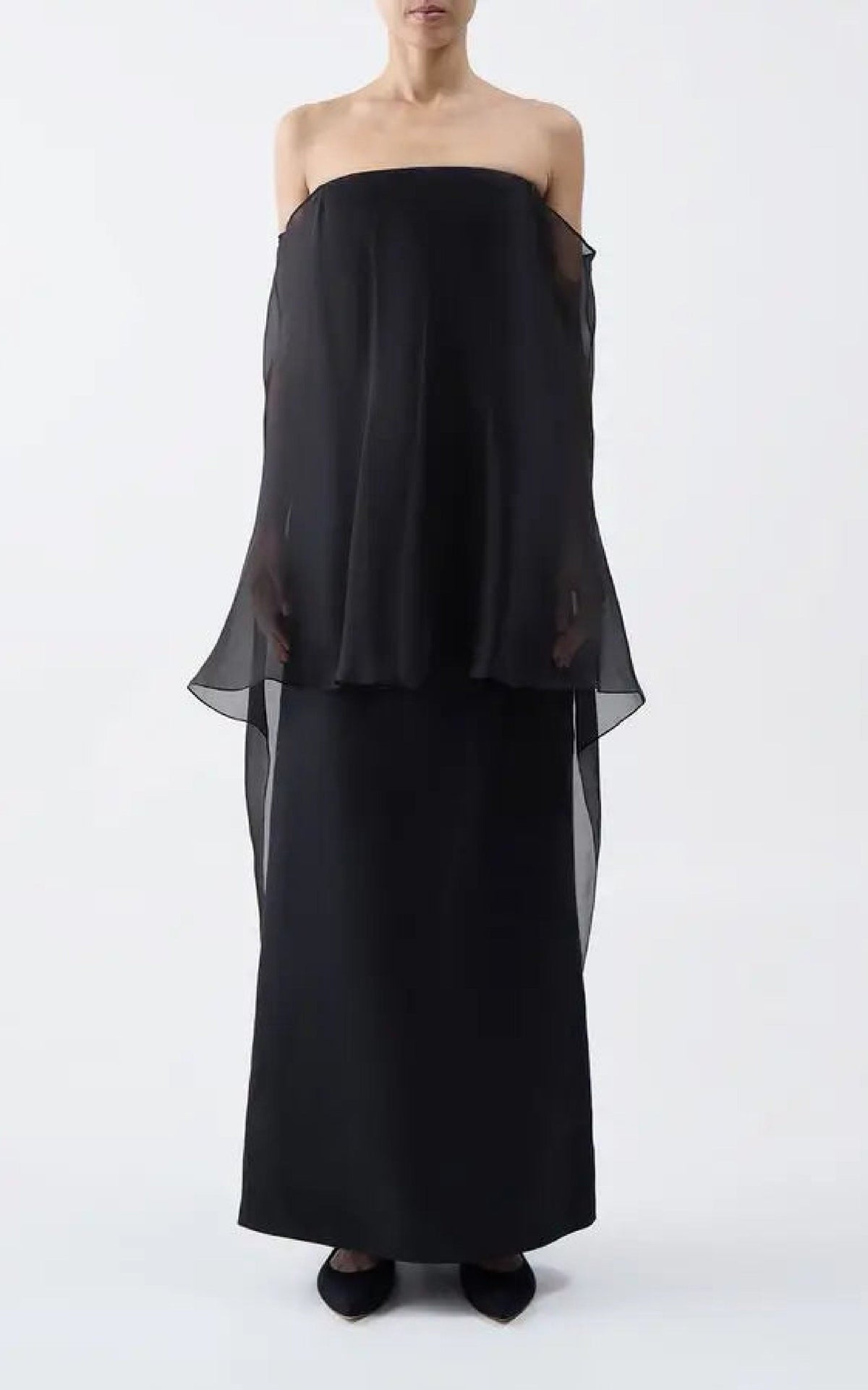 Black / Robe Marisha en lin - Black