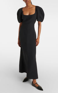 Black / Robe Niahm en laine - Black