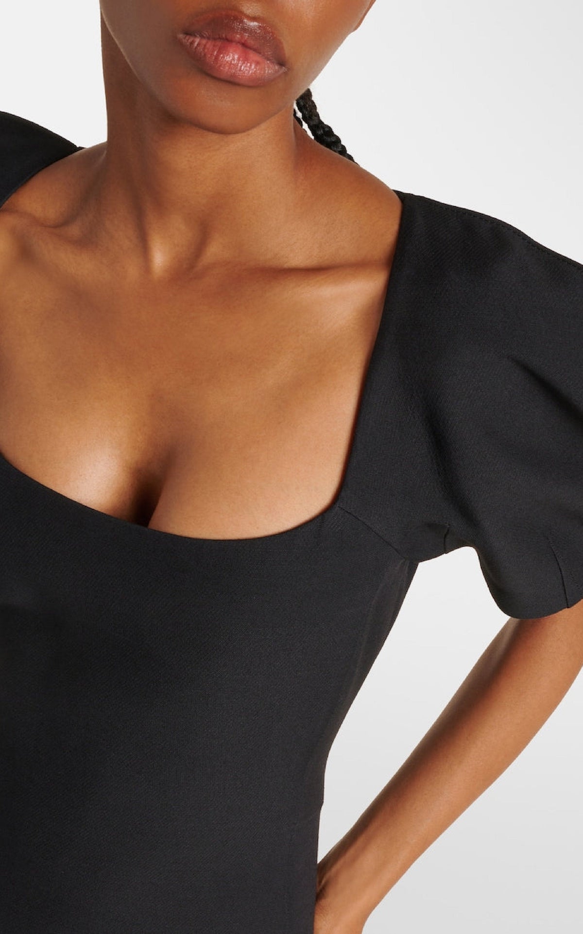 Black / Robe Niahm en laine - Black