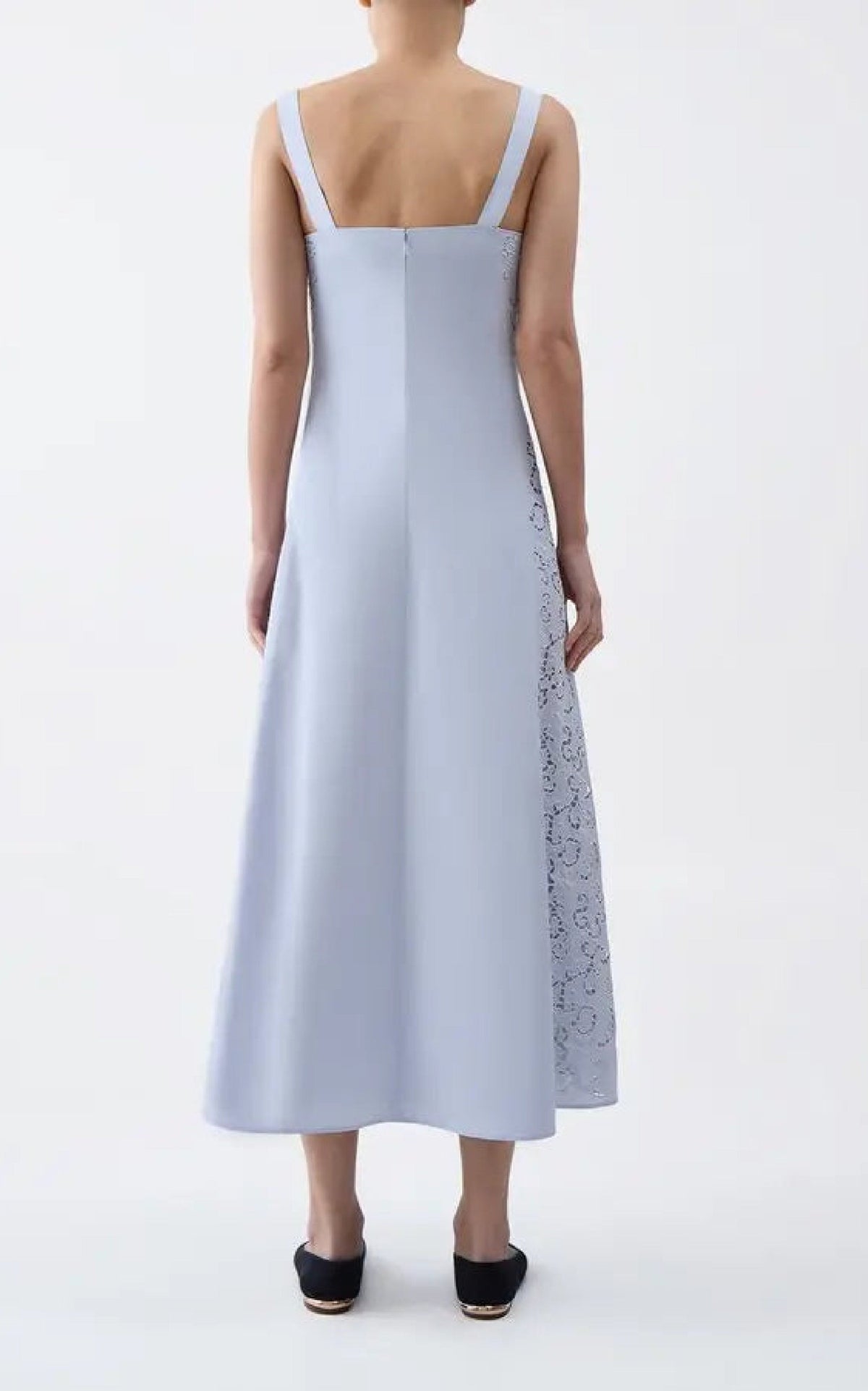 Light Blue / Robe Lenya à dentelle - Light Blue