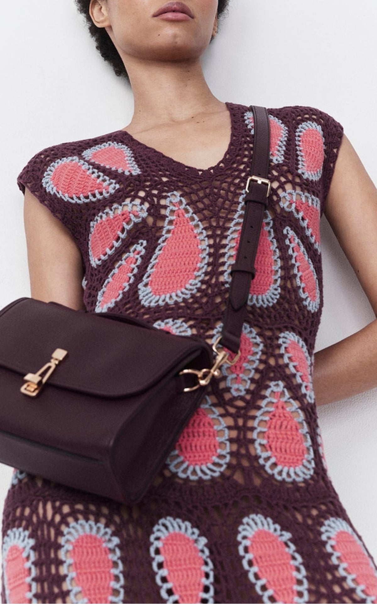 Waldman Dress en prune baba
