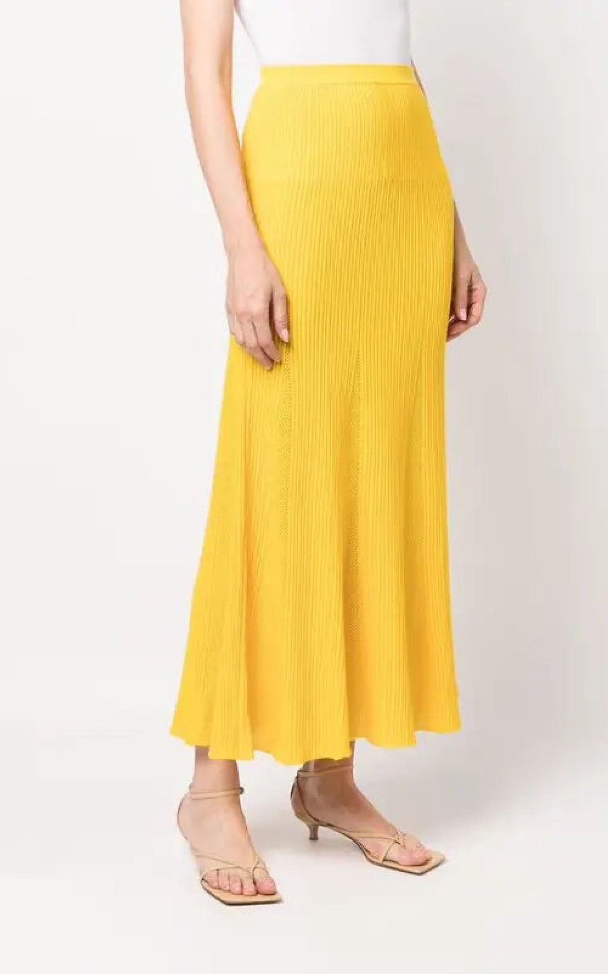 Yellow / Jupe Aurora en laine - Yellow