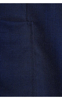 Gryphius Jacket en bleu marine open weave laine