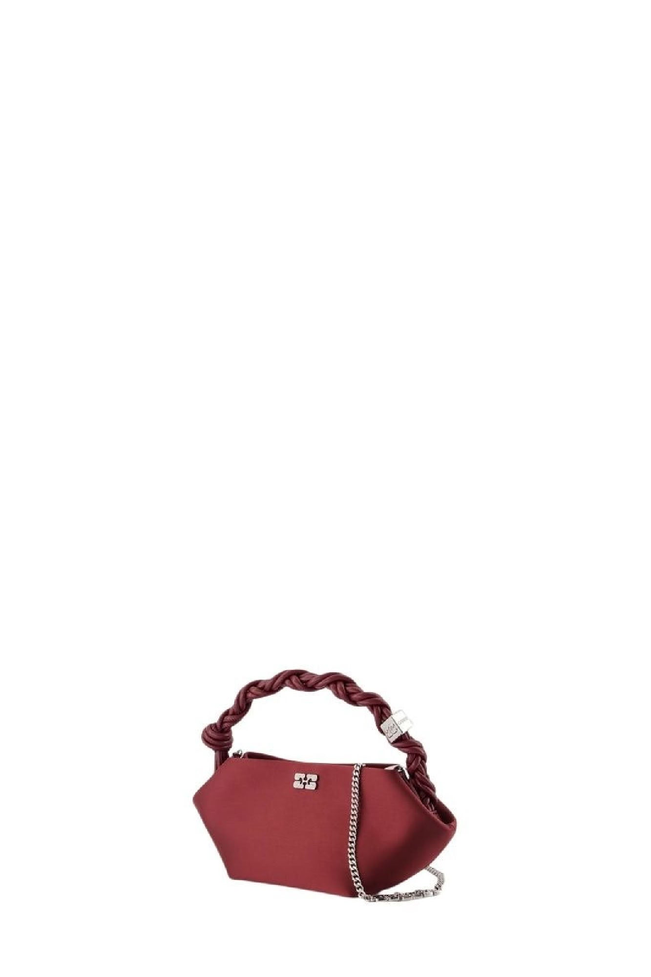 Mini sac Bou en satin - Dark Burgundy