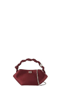 Mini sac Bou en satin - Dark Burgundy