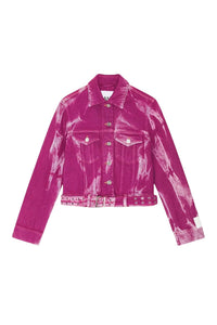 Veste délavée en denim - Boysenberry