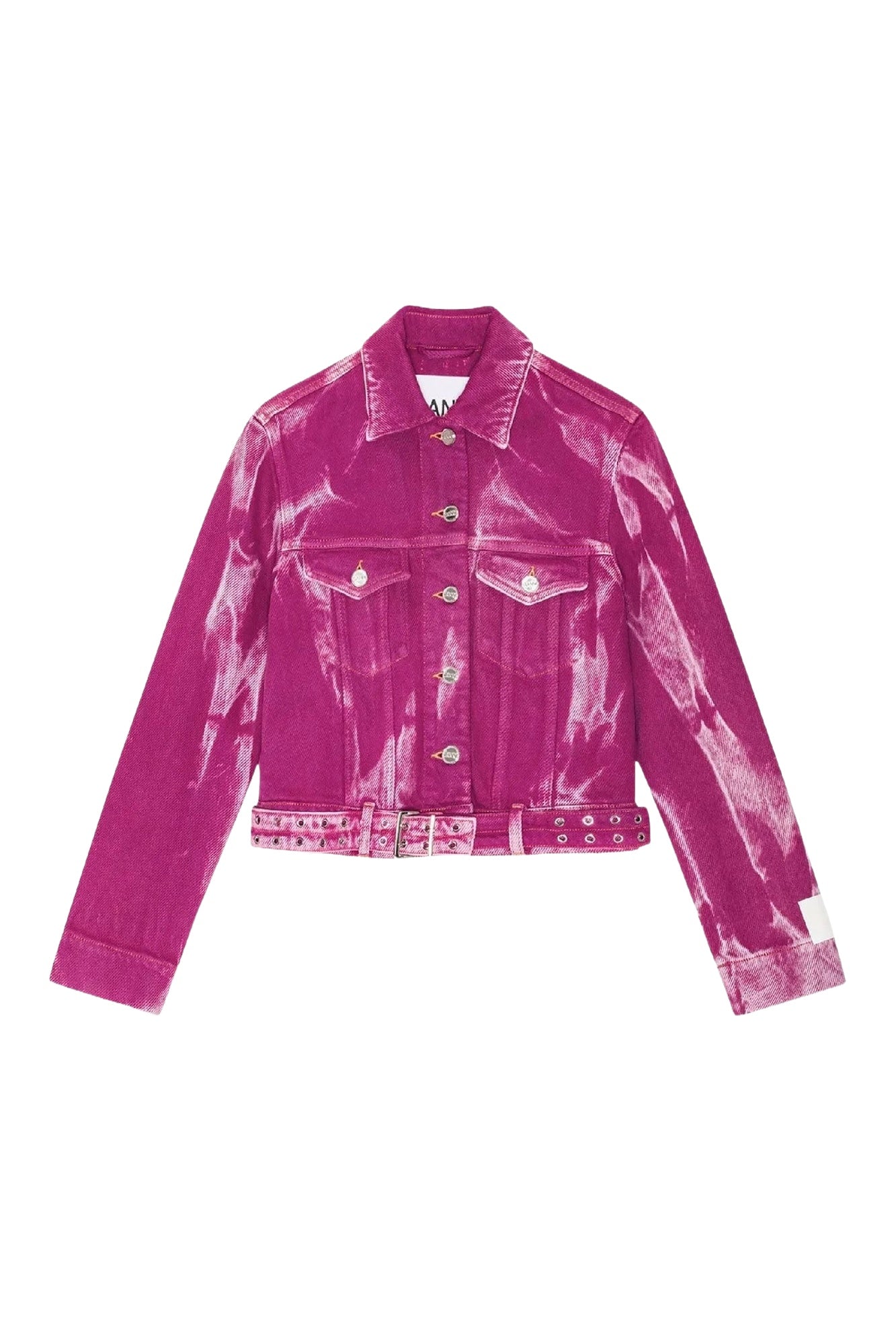 Veste délavée en denim - Boysenberry