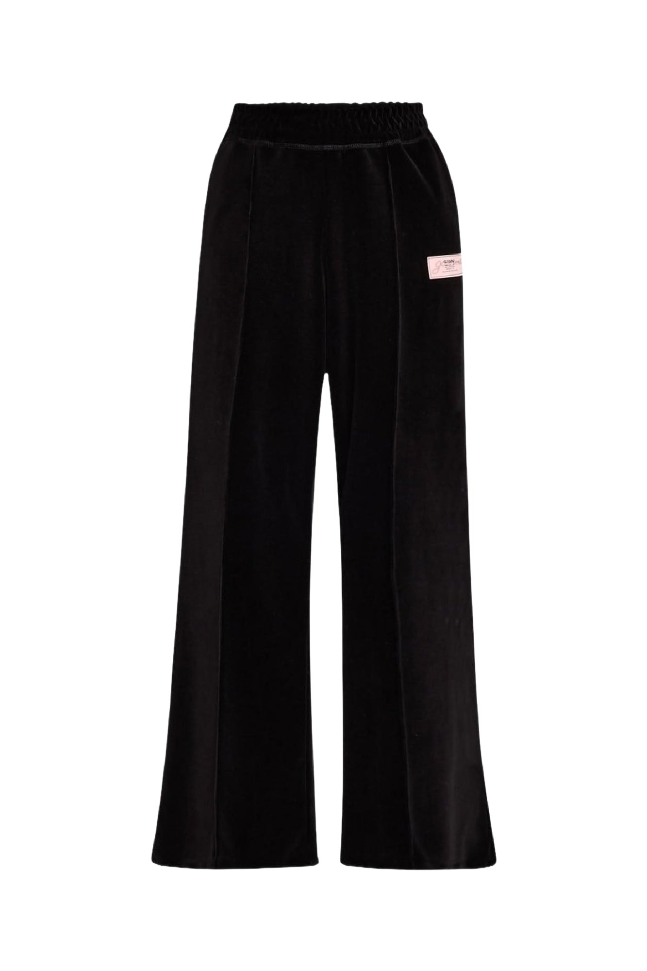 Thick velvet trousers - Black