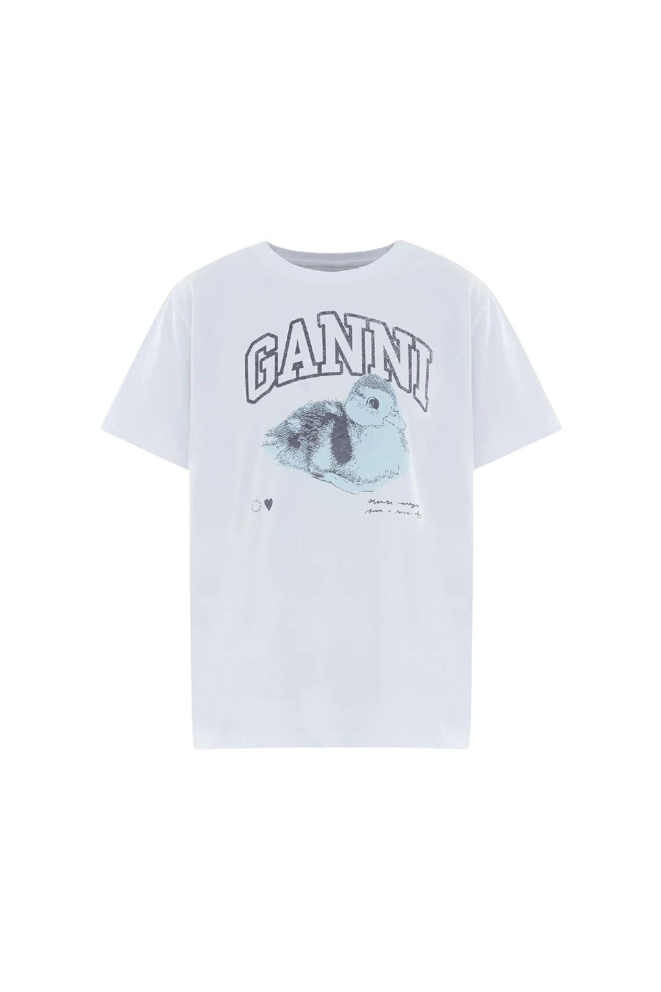 T-shirt décontracté Duckie en jersey - Bright White