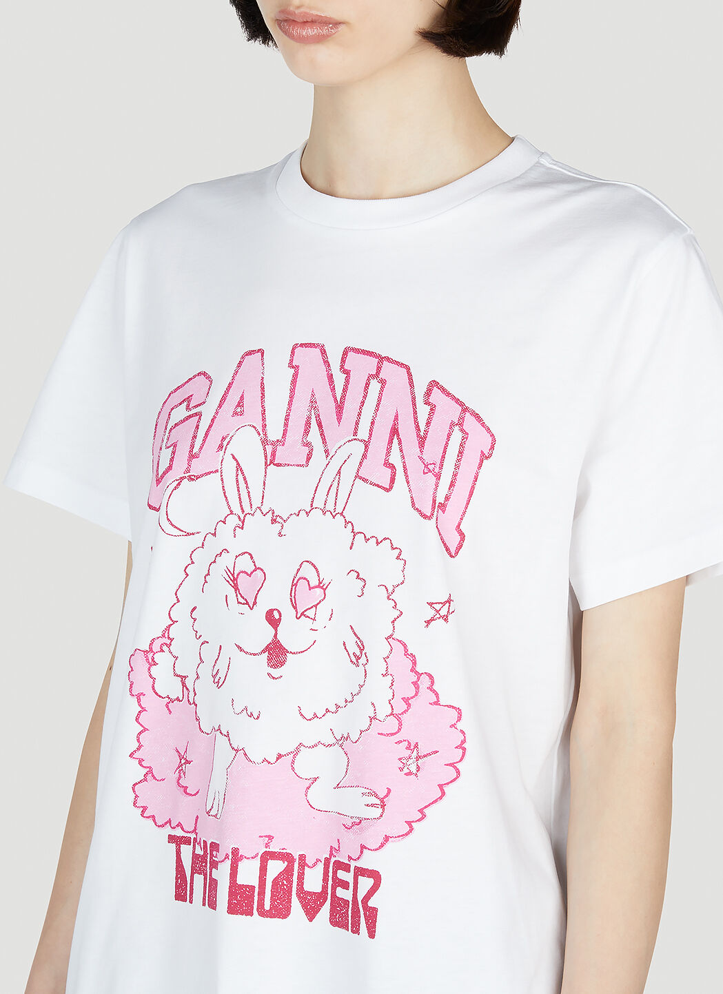 T-shirt décontracté Love Bunny - Bright White