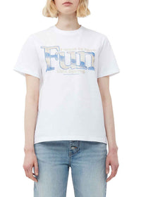 T-shirt décontracté Fun - Bright White