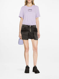 T-shirt lilas décontracté à col rond - Orchid Petal