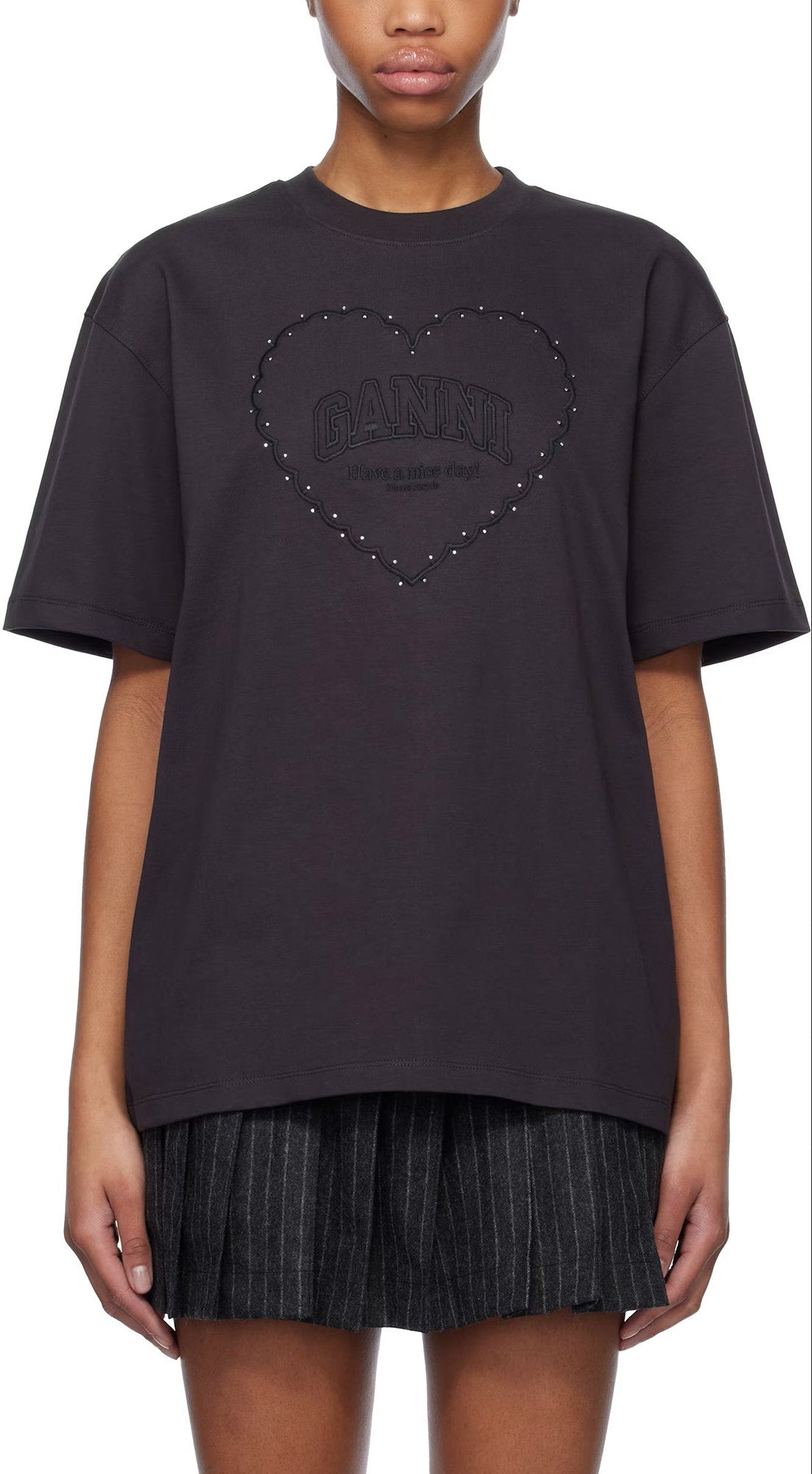 T-shirt à épaules tombantes - Phantom