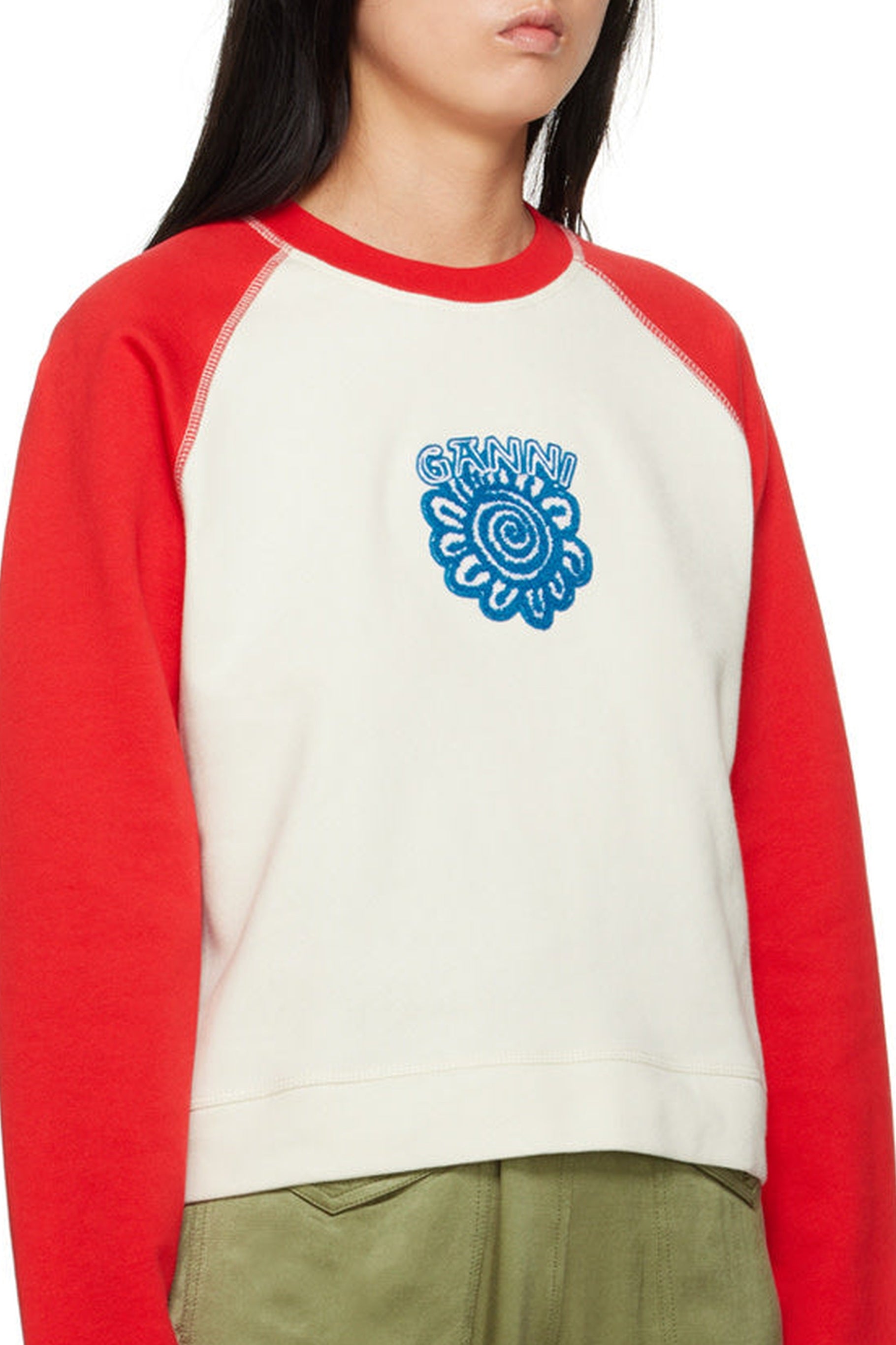 Sweatshirt à manches contrastées - Vanilla Ice