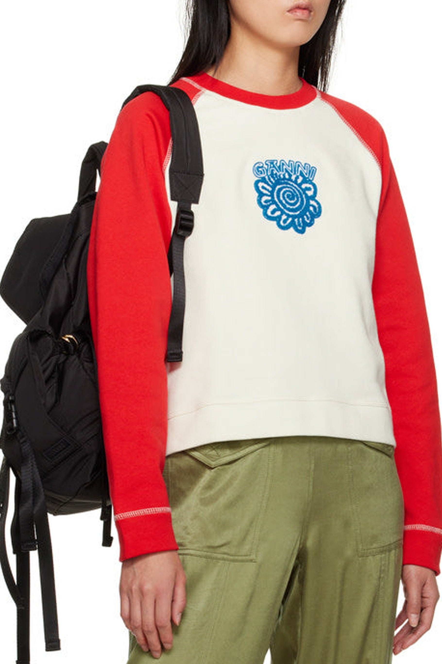 Sweatshirt à manches contrastées - Vanilla Ice