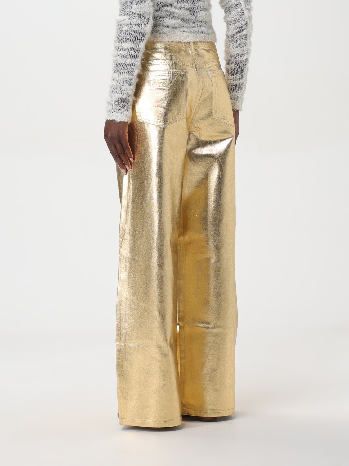 Pantalon ample scintillant - Egret