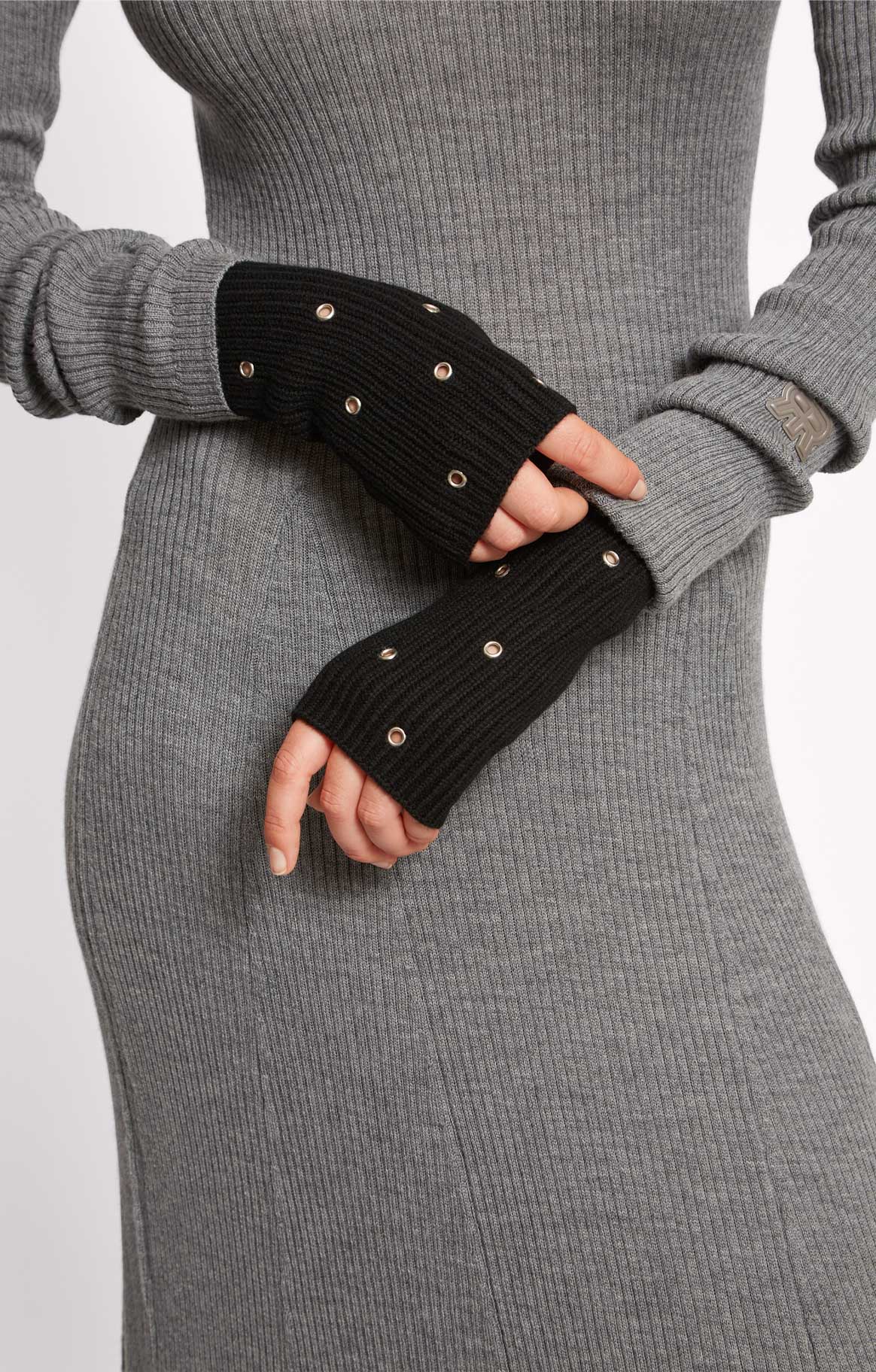 Gants Mitaine en laine - Navy