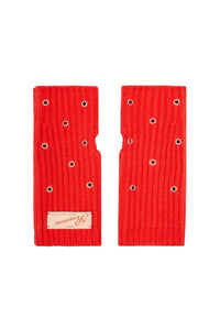 Gants Mitaine en laine - Rouge