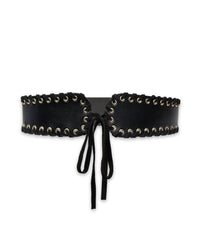 Ceinture Gao en cuir - Black