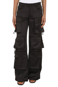 Pantalon cargo satiné - Black