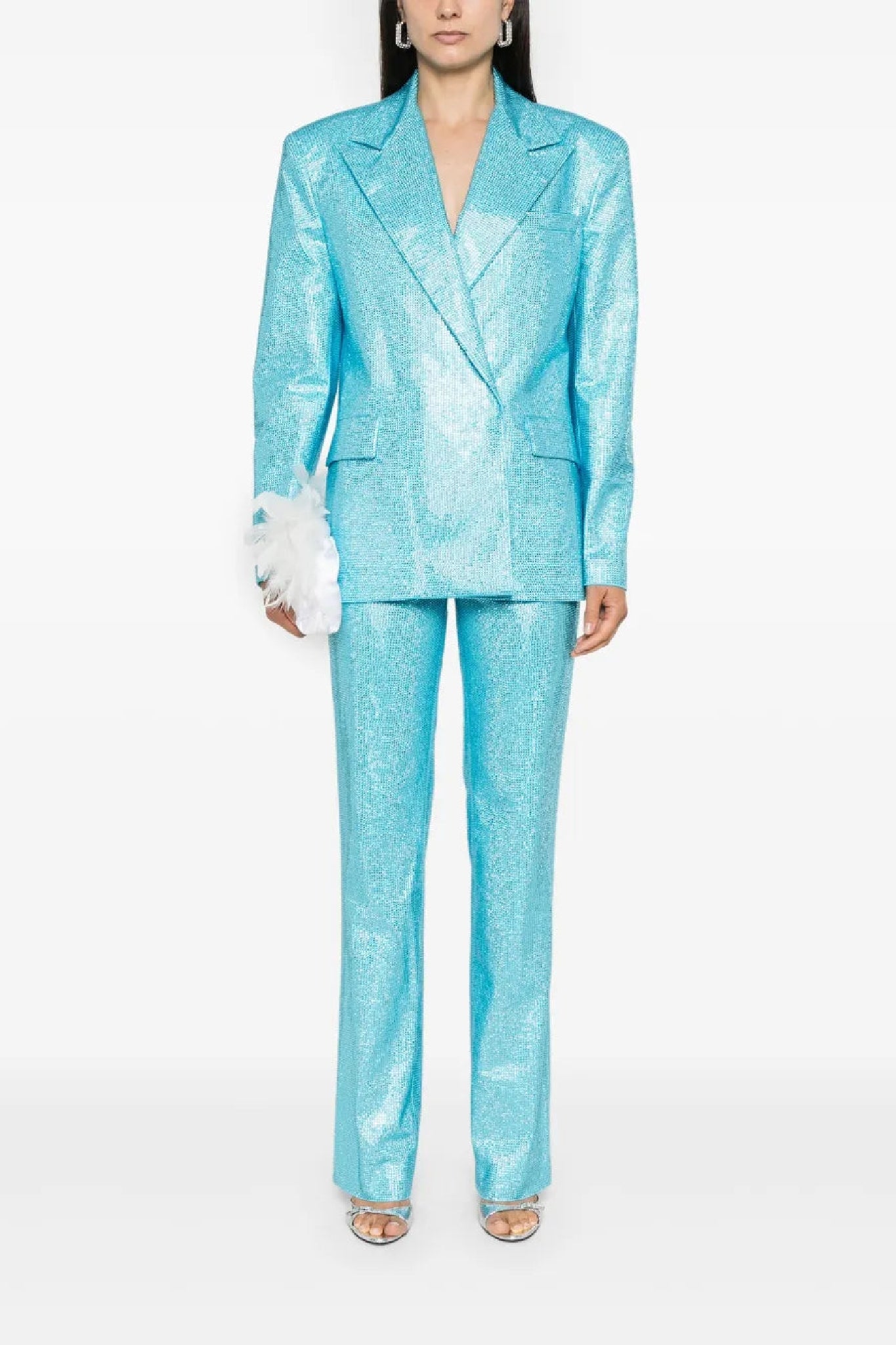 Pantalon à micro-strass - Deep Sky Blue