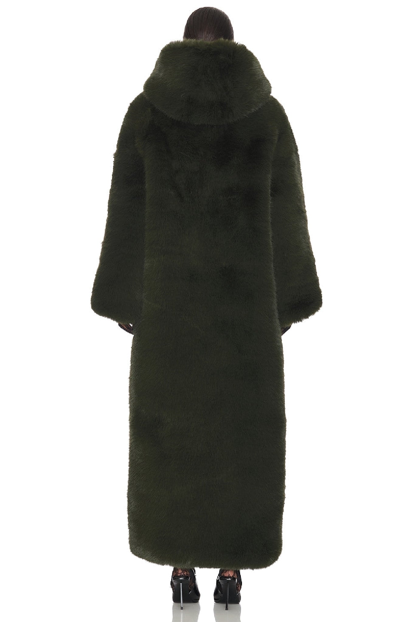 Manteau long à capuche - Brown