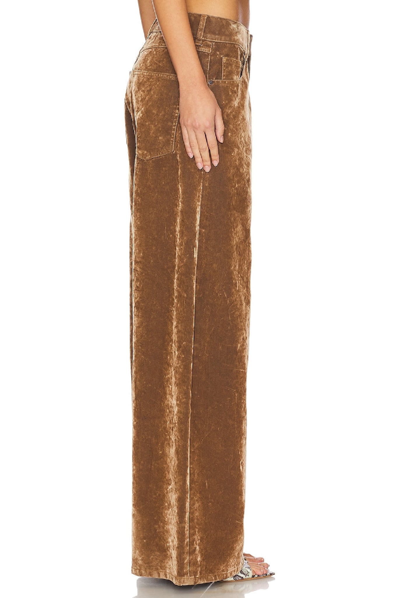 Pantalon 5 poches - Camel