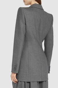 Blazer tailleur en laine - Grey