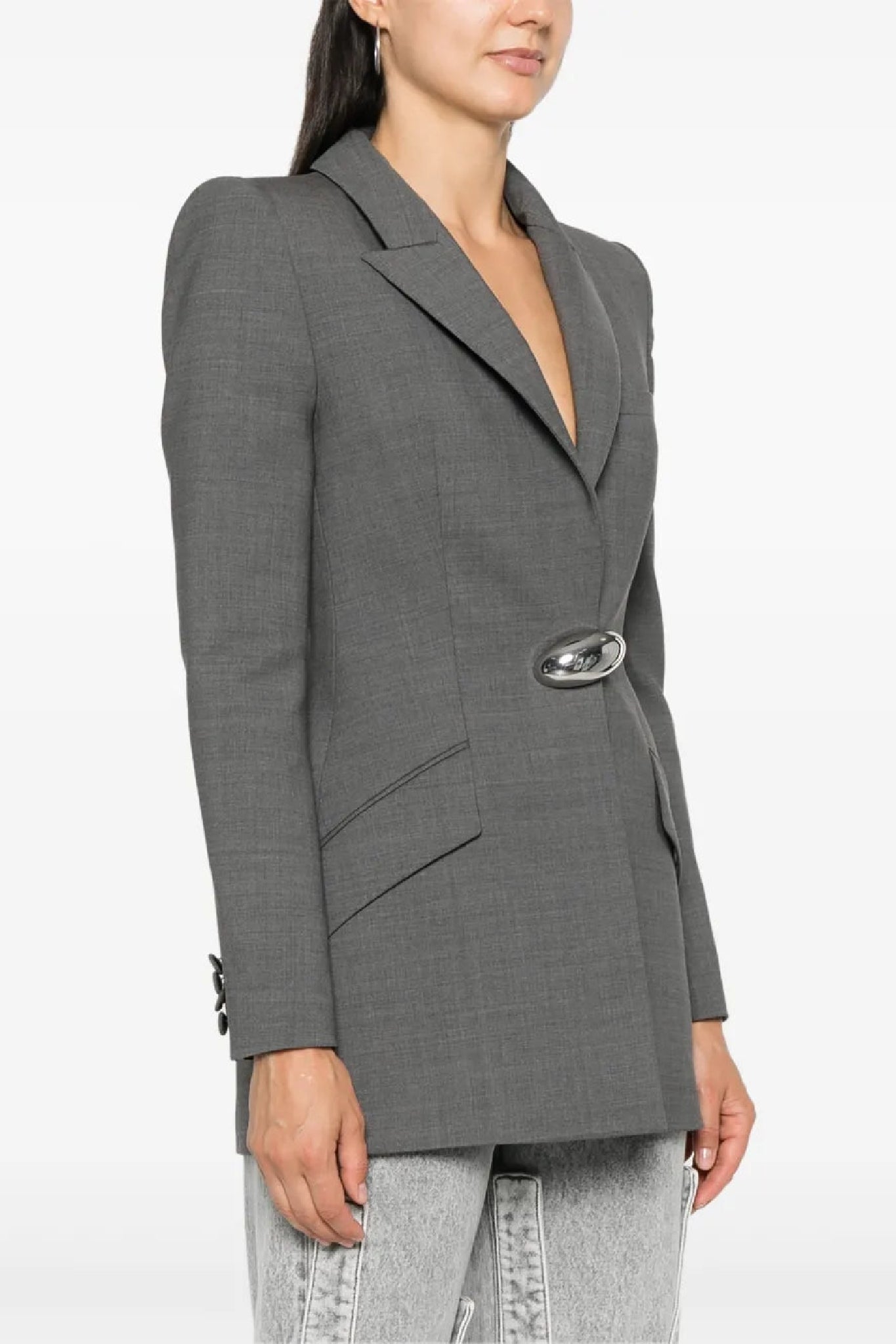 Blazer tailleur en laine - Grey