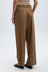 Pantalon large - Bordeaux
