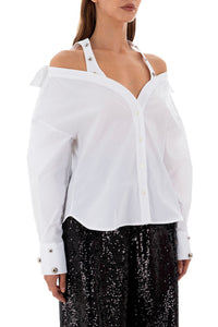 Chemise épaules dénudées - Sky Blue