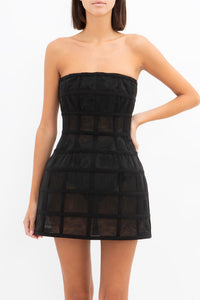 Robe courte bustier - Black