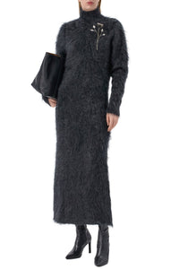 Robe longue en mohair - Black