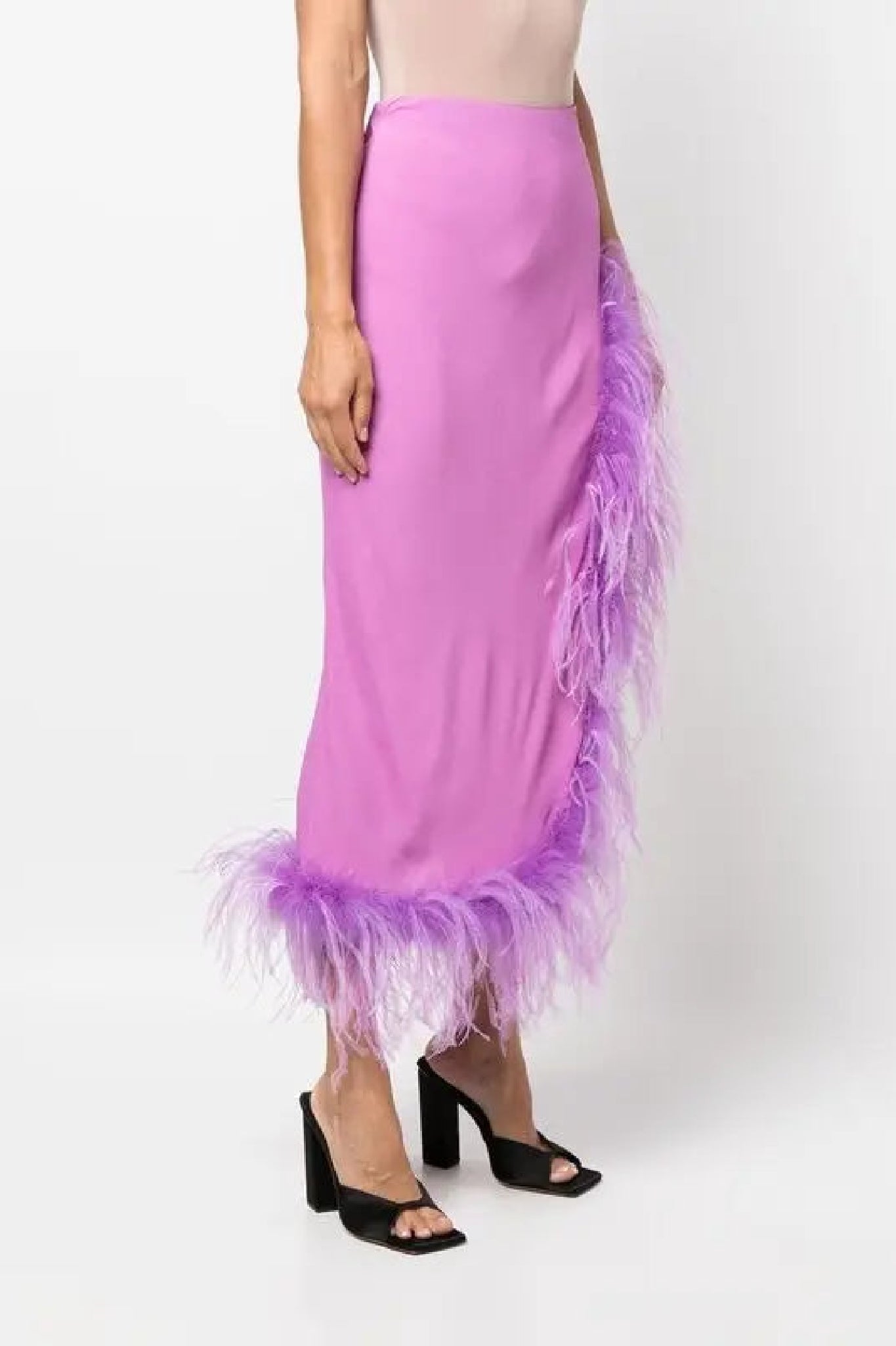 Jupe à plumes - Vibrant Lilac