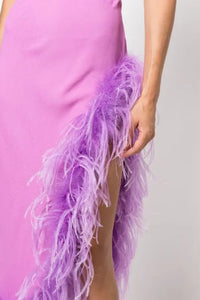 Jupe à plumes - Vibrant Lilac