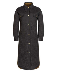 Manteau réversible Genes matelassé - Black