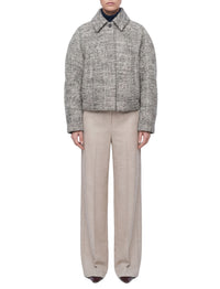 Geroux woollen coat - Cocoa Combo