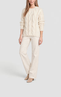 Ivory / Pull Ember en cachemire - Ivory