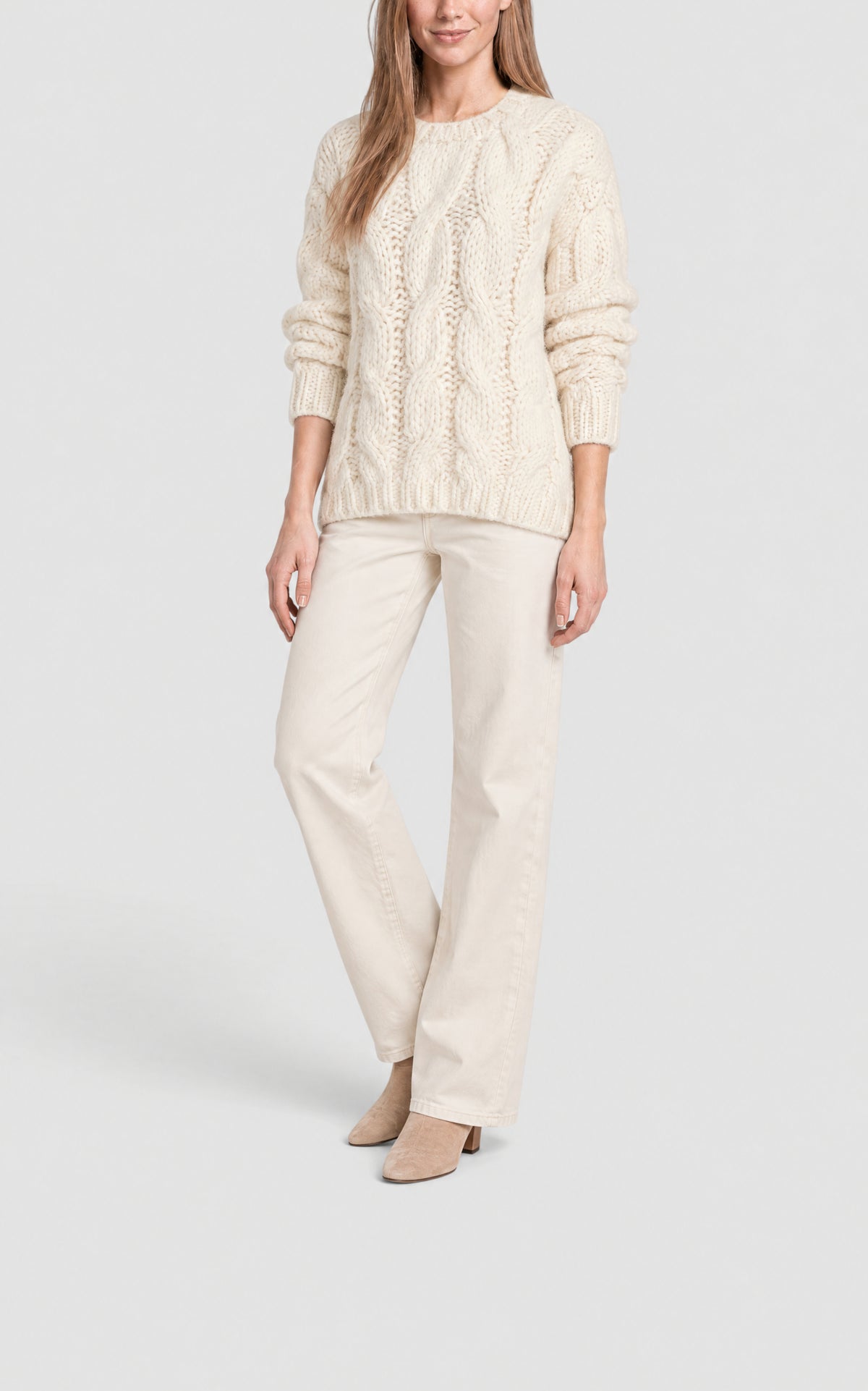 Ivory / Pull Ember en cachemire - Ivory