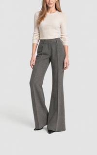 Dark Grey Multi / Pantalon Rhein en laine et cachemire - Dark Grey Multi
