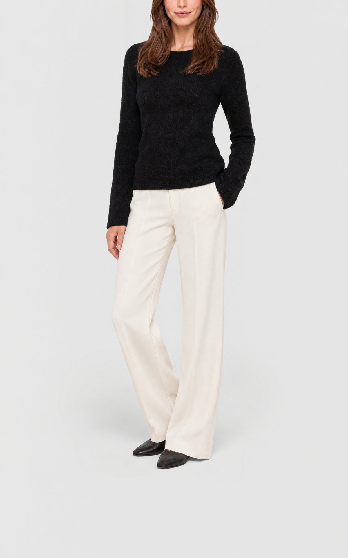 Black / Pull Willis en soie - Black