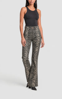 Greyscale / Pantalon bootcut Ezra en coton - Greyscale