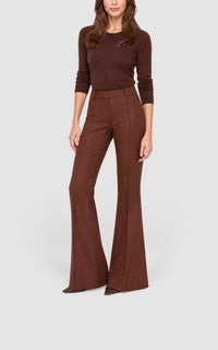 Burnt Sienna / Pantalon Rhein en cuir - Burnt Sienna