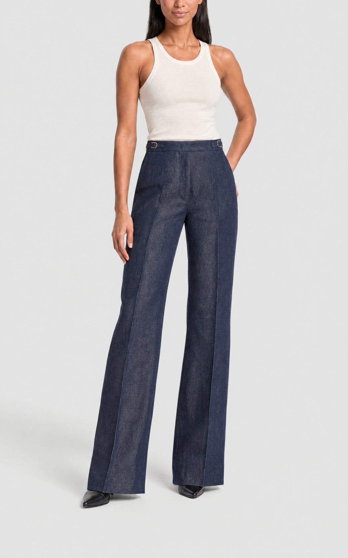 Navy / Pantalon Vesta en laine - Navy