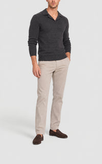 Charcoal / Polo Aled en cachemire - Charcoal