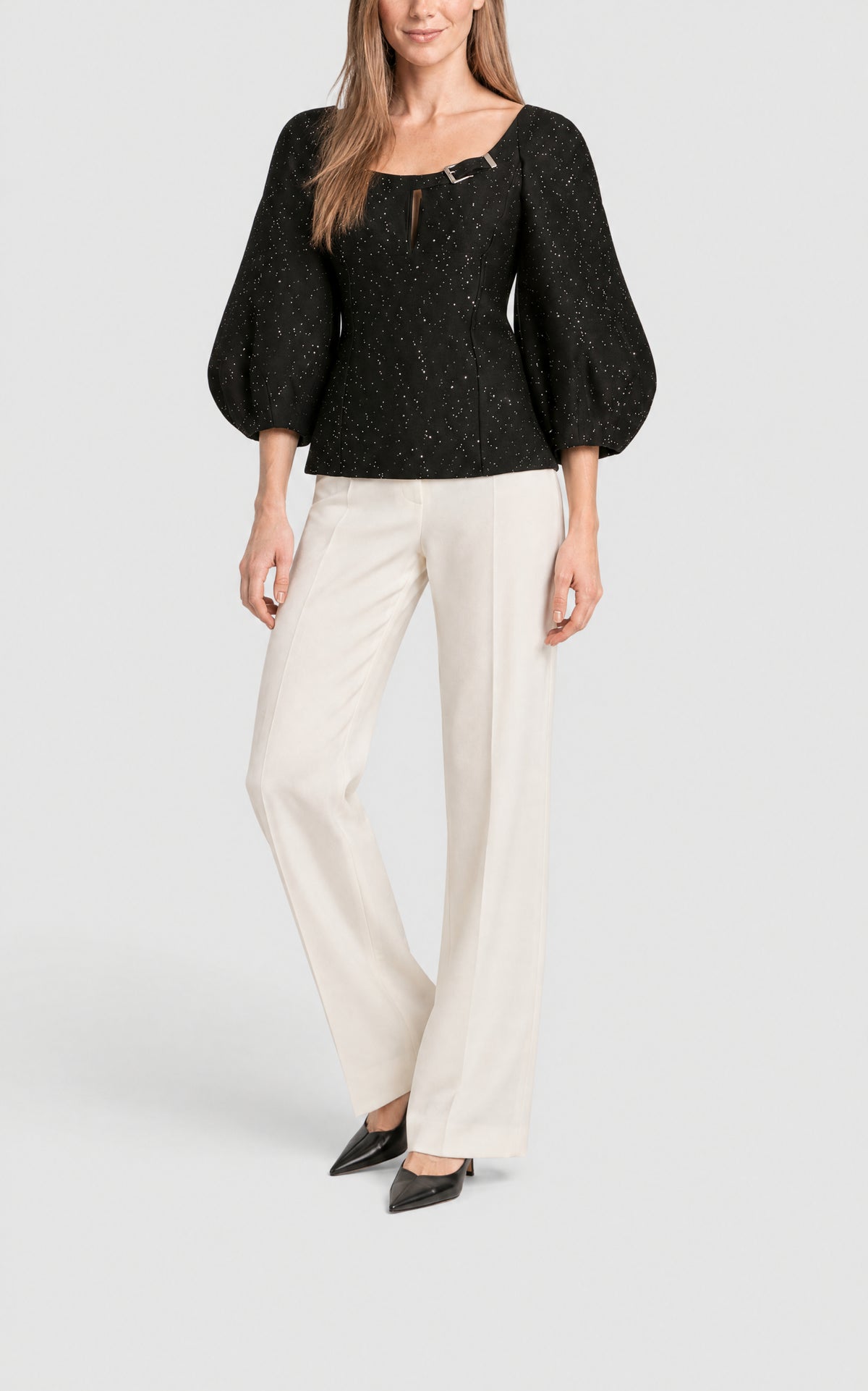 Black / Top Siro en laine - Black