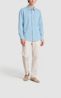 BAD COLOR Limestone / Chemise Nicolas en lin - Limestone