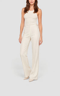Ivory / Pantalon Vesta en laine et soie - Ivory