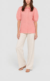 Rosa / Chemise Sansi en lin - Rosa