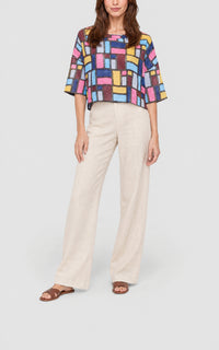 Aurora Multi / Top Tatia en lin - Aurora Multi